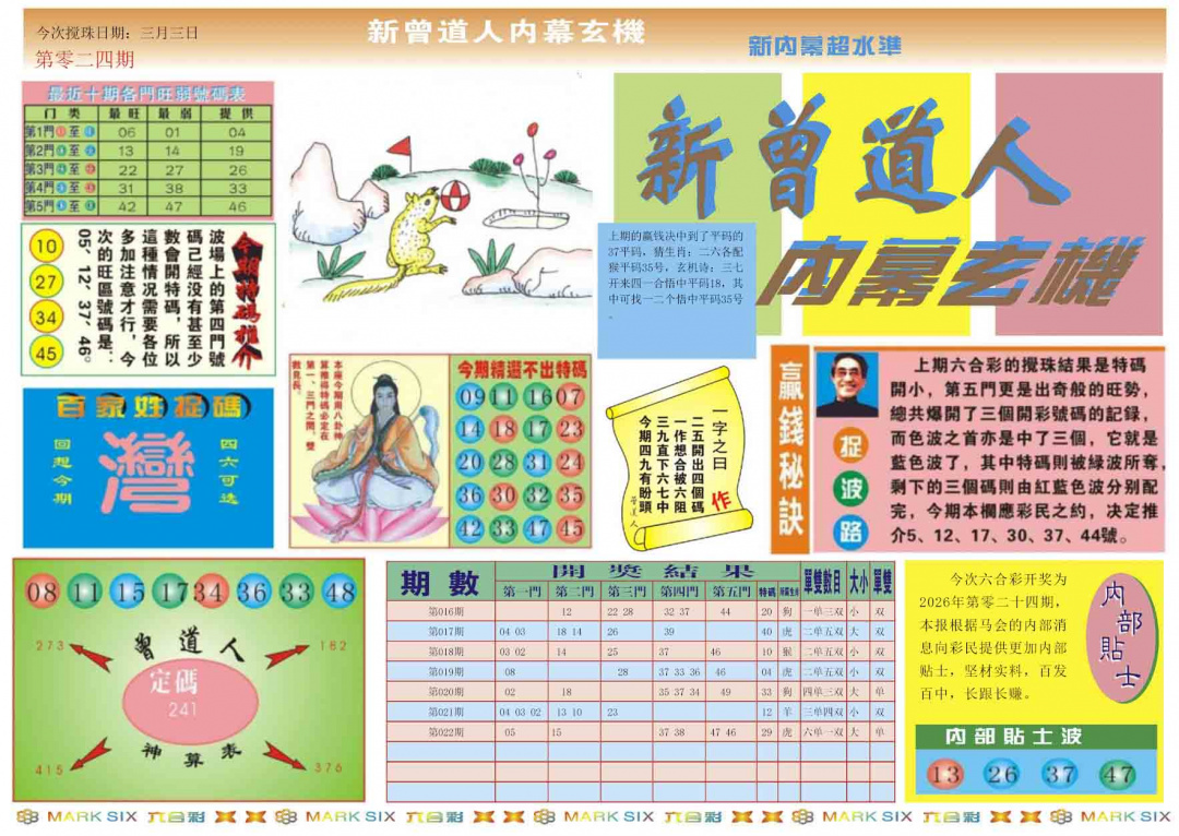 024期新曾道人内幕A[图]