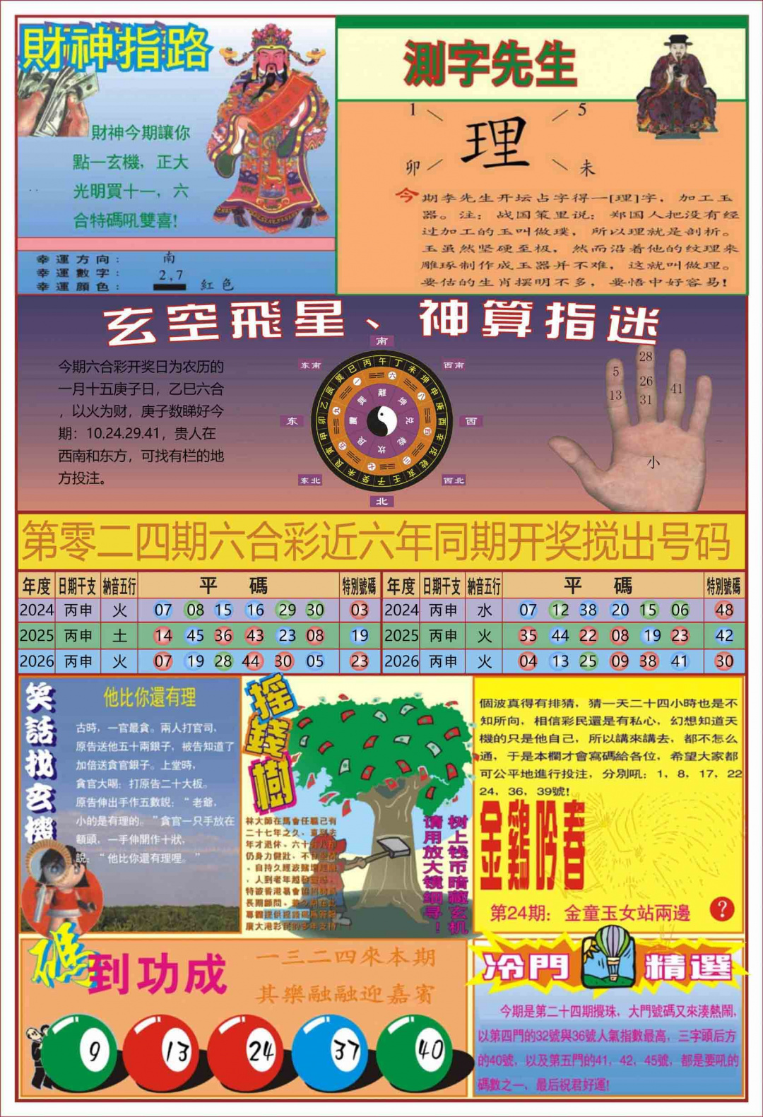 024期中四柱预测B[图]